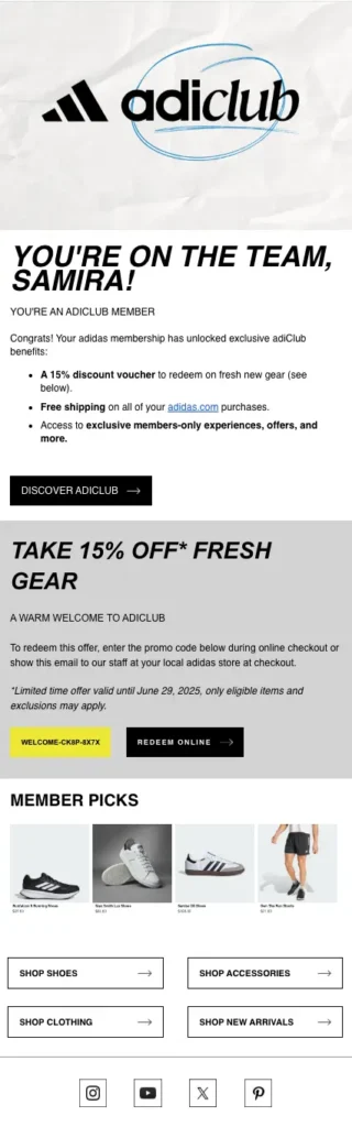 Invitation to Community Welcome Email